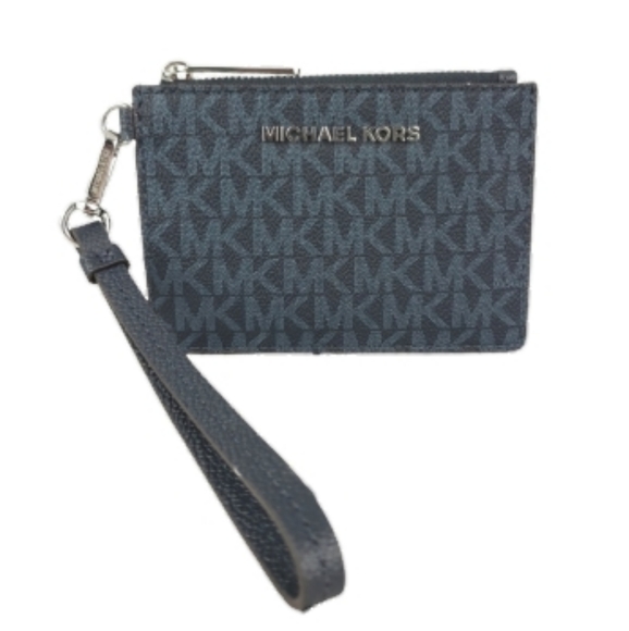 Michael Kors | Bags | Michael Kors Coin Purse Wristlet Blue | Poshmark